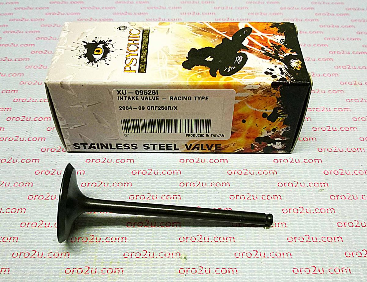 Psychic Valve Intake CRF250 04-09, Psychic Xu-09526i, Stainless, 14711-krn-670