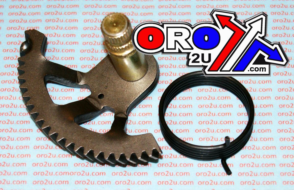 Dirt Racing Kickstart Shaft + Spring KTM 50, 45133054000, 45133050100, Kickstarter Spring 2001 45133054000, Kickstarter Shaft 50 2004 45133050100