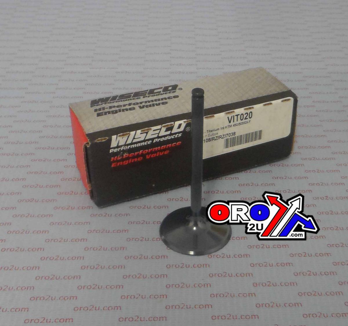 Wiseco Valve Intake SX-f450/505, Wiseco Titanium VIT020, 65-454