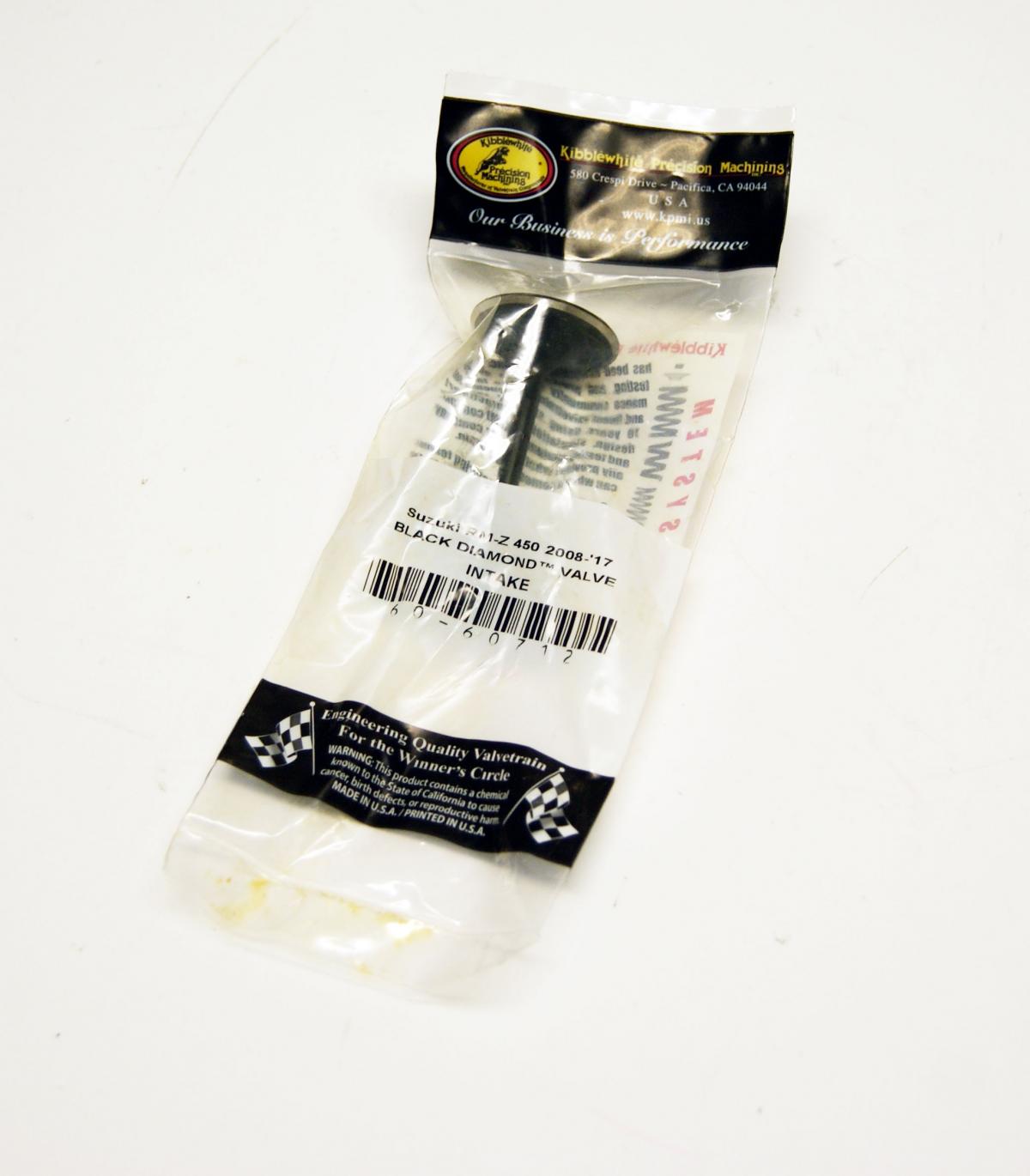 Kibblewhite Valve Intake RMZ450 08-15, Kibblewhite 60-60712, 12911-28h00 Suzuki RM-z450