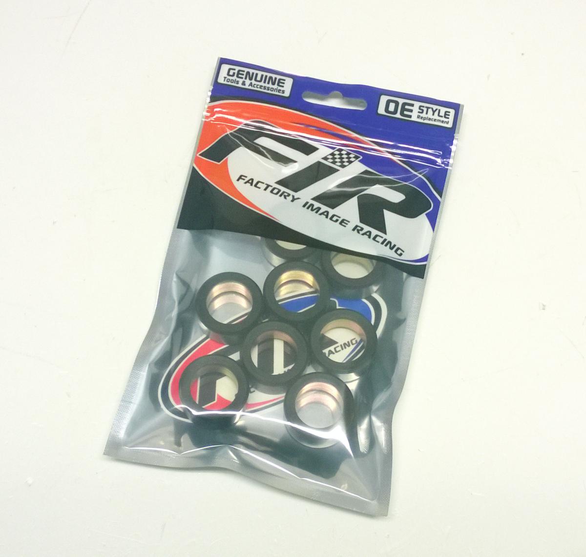 FIR Clutch Roller Set 8pcs 30x15mm 15g Yamaha Kodiak Rhino Wolverine Grizzly 5gh-17632-00