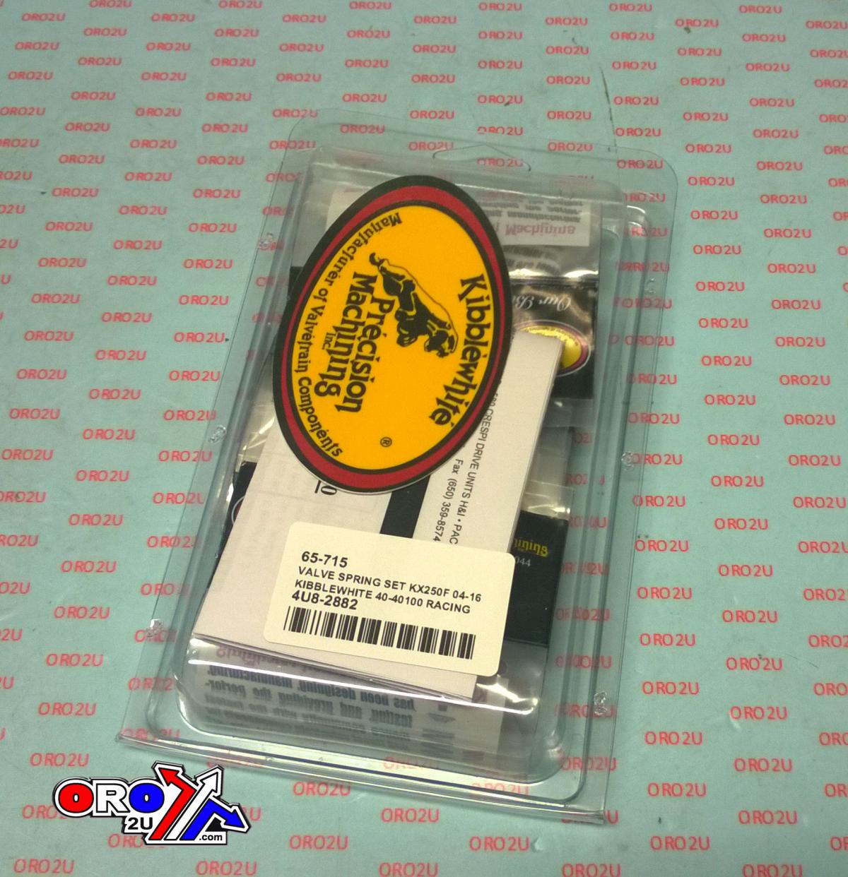Kibblewhite Valve Spring Set KX250F 04-16, Kibblewhite 40-40100 Racing, Lightweight Racing