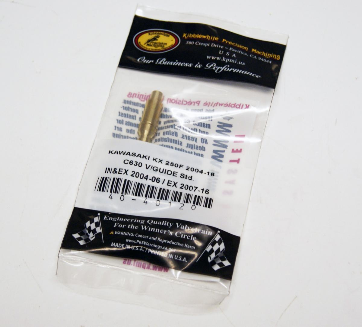 Kibblewhite Valve Guide Exhaust Bronze Std, Kibblewhite 40-40120, Kawasaki KX250F 07-12