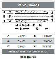 Kibblewhite Valve Guide Intake/exhaust, Kibblewhite 60-60730, Suzuki RMZ450 08-12