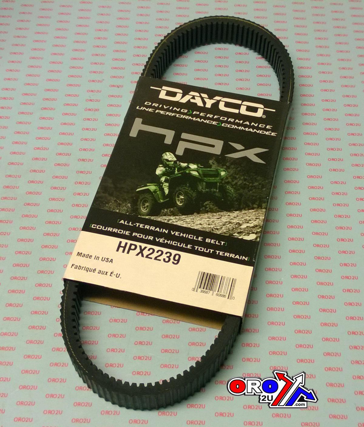 Dayco Belts Drive Belt Dayco Hpx2239 Polaris, Sportsman 450/500/570/700, Ranger X2