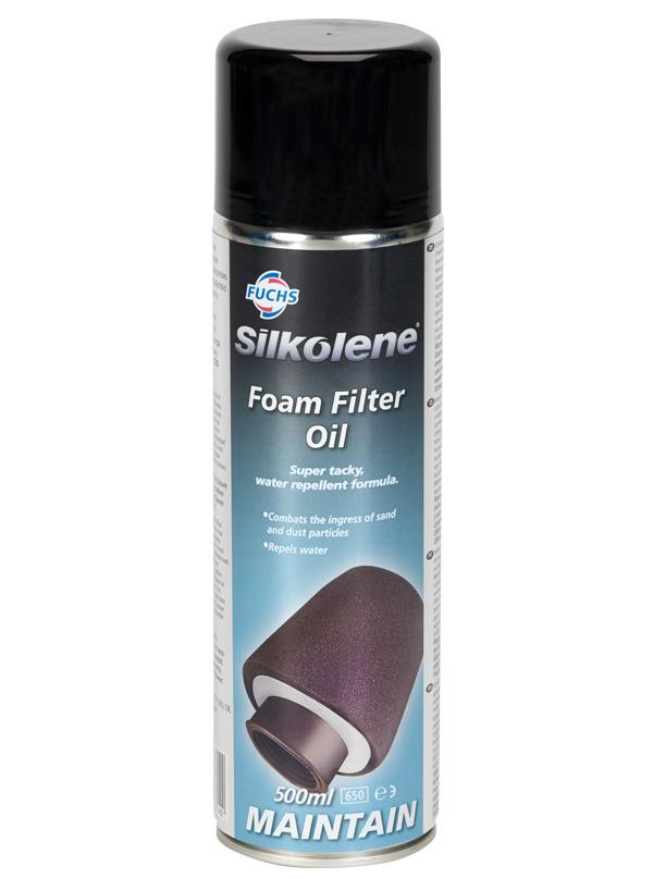 Silkolene Oil 500ml Spray Air Filter Oil, Silkolene Aerosols Can, 602576576,
