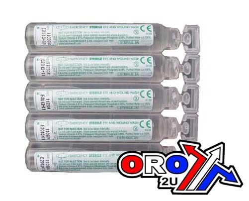 Dirt Racing Eyewash 25 Refills ( 20ml ), Eye Wash Cleaner, Re FAB14