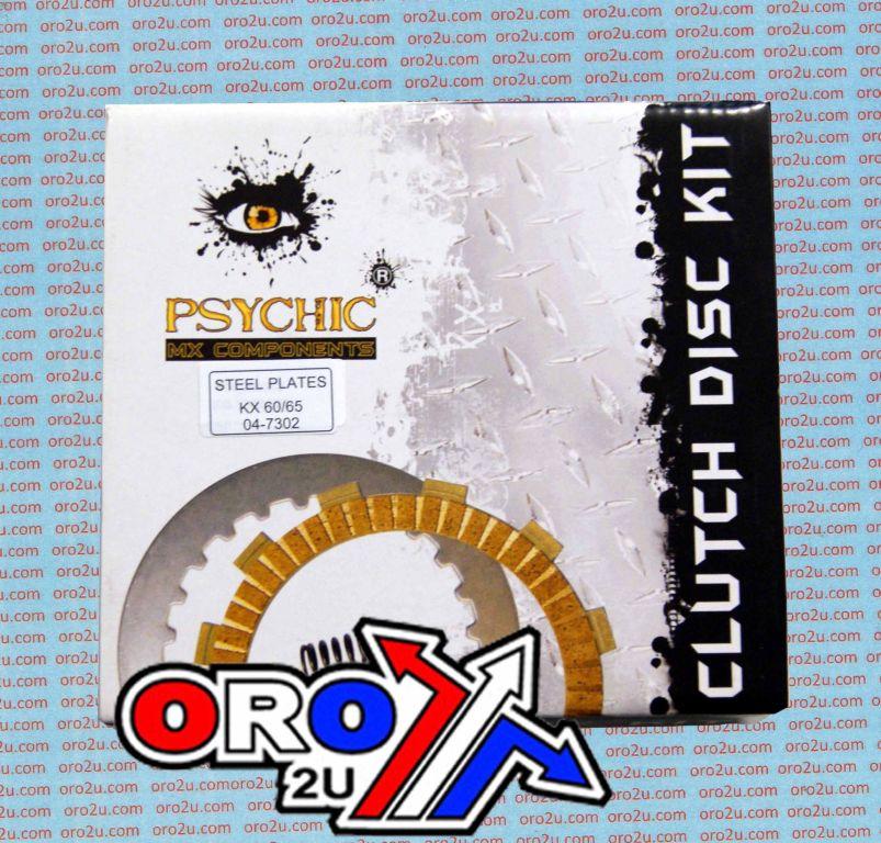 Psychic Clutch Plate Steel Set/4 KX60, Kawasaki KX60 85-98, MX-03503s