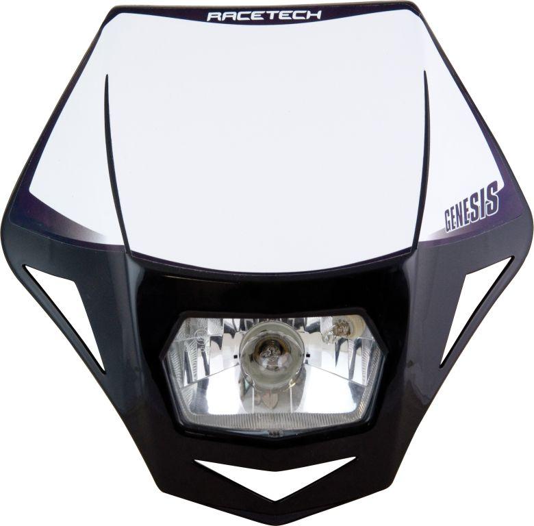 Rtech Plastics Genesis Headlight Black, Rtech R-masknr00006, Black