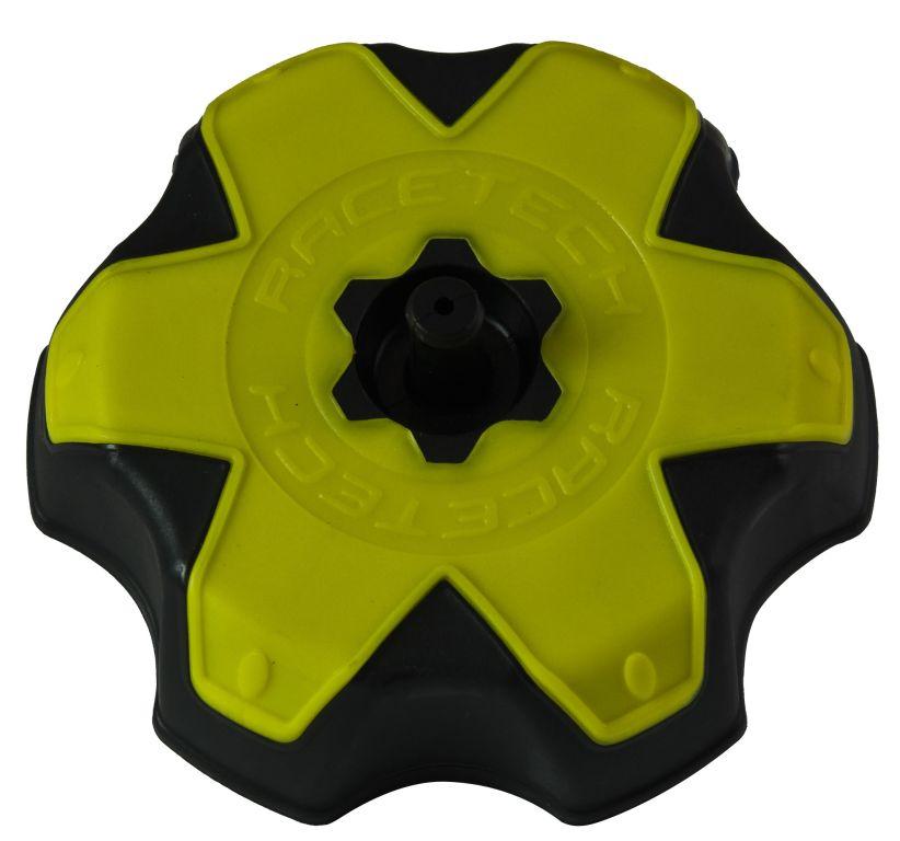Rtech Plastics Tank Cap Rtech Black/yellow, Rtech R-tappormzgi9