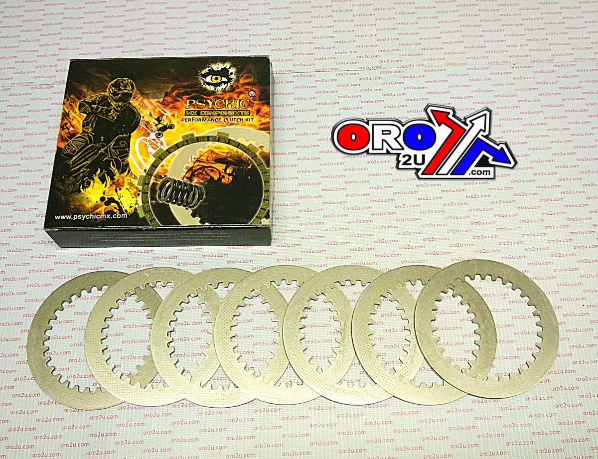 Psychic Clutch Plate Steel Set/7 KDX200, Kawasaki KX125 1993, MX-03532s