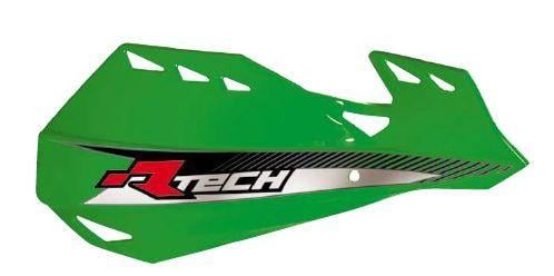 Rtech Plastics Dual Handguards KX Green, Rtech R-kitpmduve14, MX/enduro