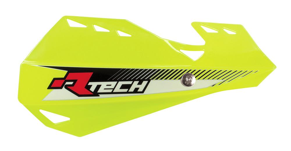 Rtech Plastics Dual Handguards Flo Yellow, Rtech R-kitpmdugf14, MX/enduro
