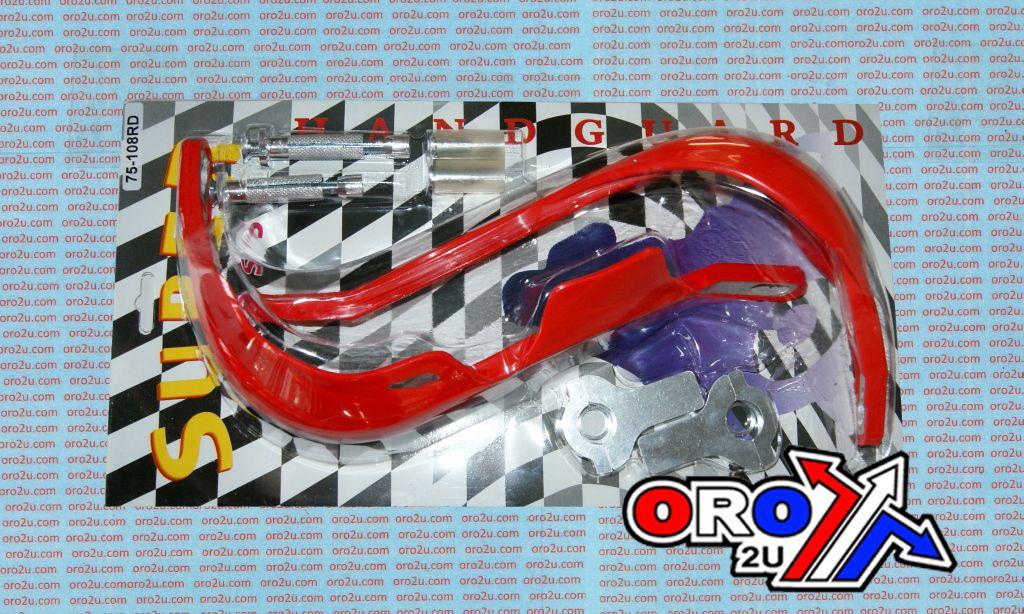 FIR Pro-rally Handguard Red Flo