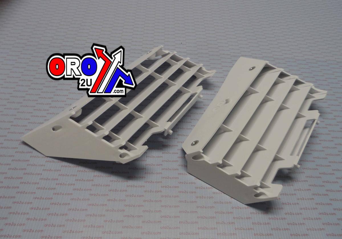 Dirt Racing Louvers Rad YZF250/450 White, Polisport 8455400001, P8455400001