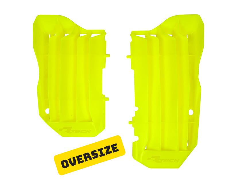 Rtech Plastics Louvers Rad Oversize N/yellow, CRF450R 17-20, CRF/rx 17-20, Rtech R-grcrfgf0017