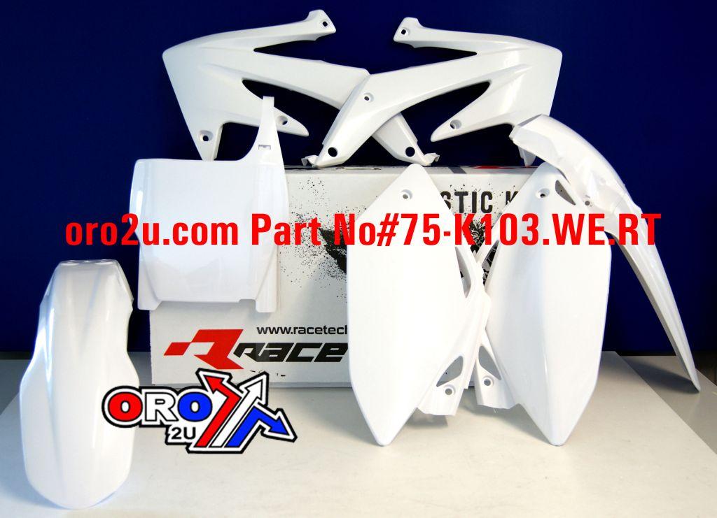 Rtech Plastics Plastic Kit/5 CRF450 05-06, Rtech R-kitcrf-bn0-506