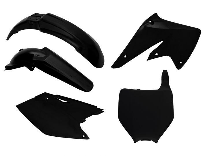 Rtech Plastics Plastic Kit/5 04-05 KXF250, Black Rtech R-kitkxf-nr0-504
