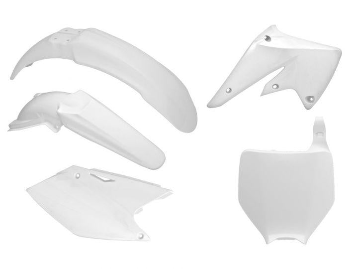 Rtech Plastics Plastic Kit/5 04-05 KXF250 We, White Rtech R-kitkxf-bn0-504