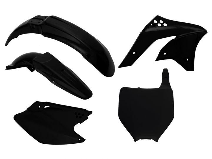 Rtech Plastics Plastic Kit/5 06-08 KXF250, Black Rtech R-kitkxf-nr0-505
