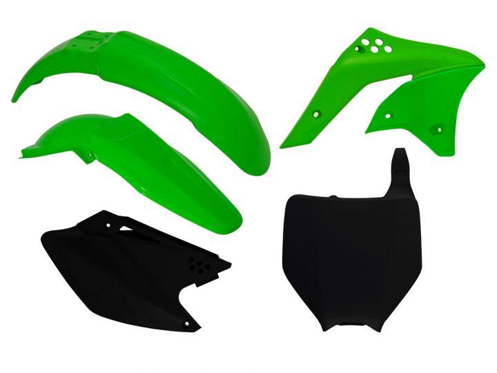 Rtech Plastics Plastic Kit/5 06-08 KXF250 Oem, Rtech R-kitkxf-oem-505