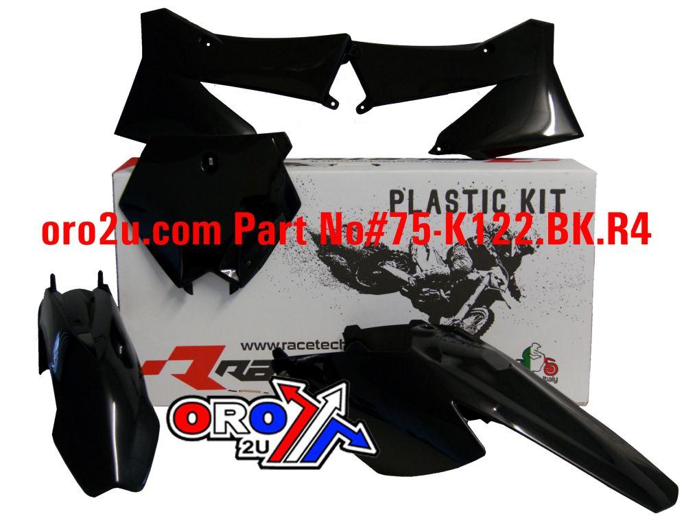 Rtech Plastics Plastic Kit/4 KTM85 06-12, Rtech R-kitKTM-nr0-507