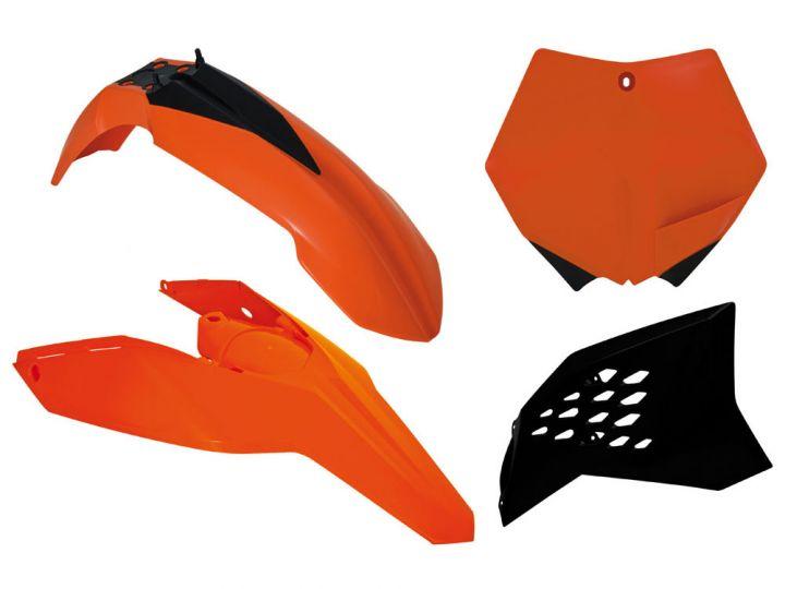 Rtech Plastics Plastic Kit/4 KTM 125-530 Oem9, Rtech R-kitKTM-oem-505