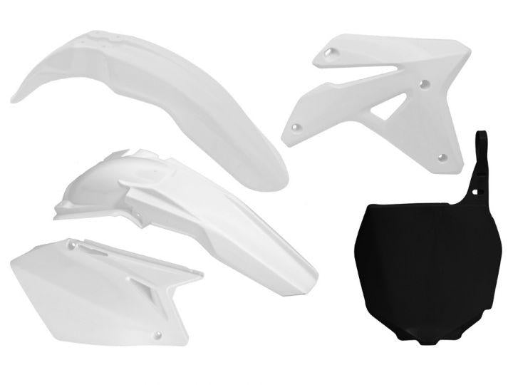 Rtech Plastics Plastic Kit/5 2007 RMZ450, White Black Rtech R-kitrmz-bn0-506