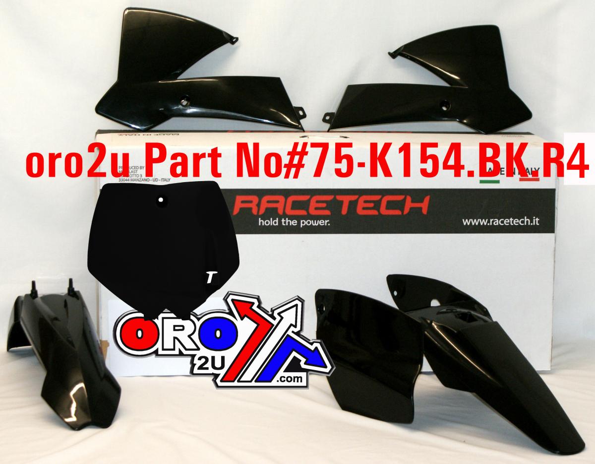 Rtech Plastics Plastic Kit/4 KTM65 02-08, Rtech R-kitKTM-nr0-506