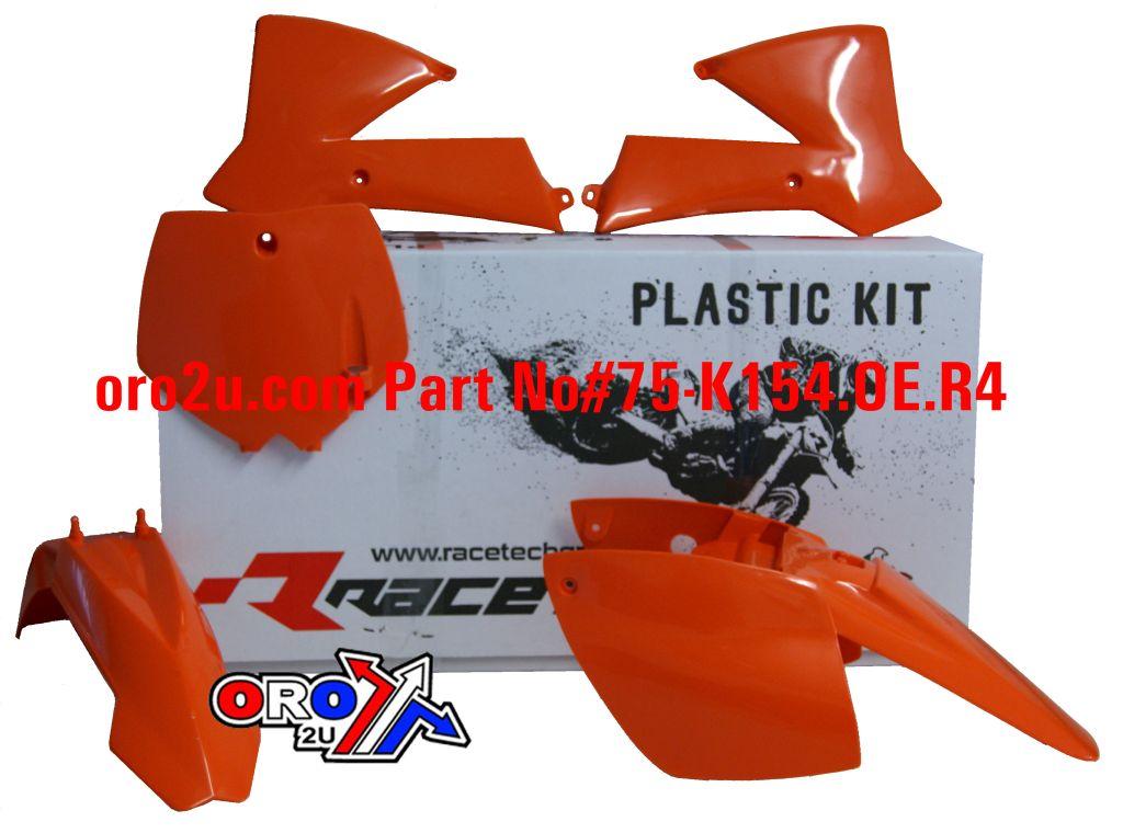 Rtech Plastics Plastic Kit/4 KTM65 02-08, Rtech R-kitKTM-ar0-506