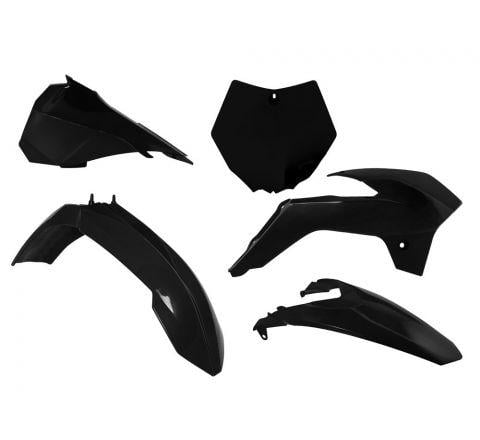 Rtech Plastics Plastic Kit/5 13-17 KTM SX85, Black Rtech R-kitKTM-nr0-513