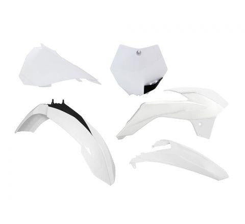 Rtech Plastics Plastic Kit/5 13-17 KTM SX85, White/black Rtech, R-kitKTM-bn0-513