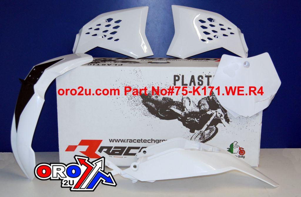 Rtech Plastics Plastic Kit/4 12-15 KTM SX65, Rtech R-kitKTM-bn0-511