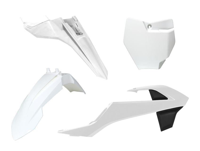 Rtech Plastics Plastic Kit/4 16-23 KTM SX65, White Rtech R-kitKTM-bn0-500, Gasgas MC 65 2021-2023