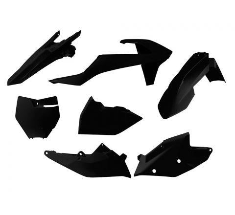 Rtech Plastics Plastic Kit/6 16-18 KTM SX/SXF, Black Rtech R-kitKTM-nr0-516