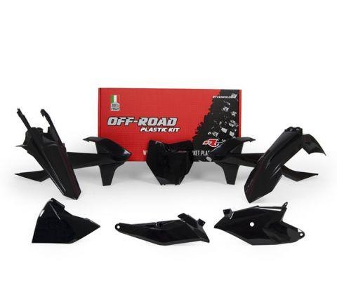 Rtech Plastics Plastic Kit/6 18-24 KTM SX85, Black Rtech R-kitKTM-nr0-185, Gasgas MC 85 2021-2023