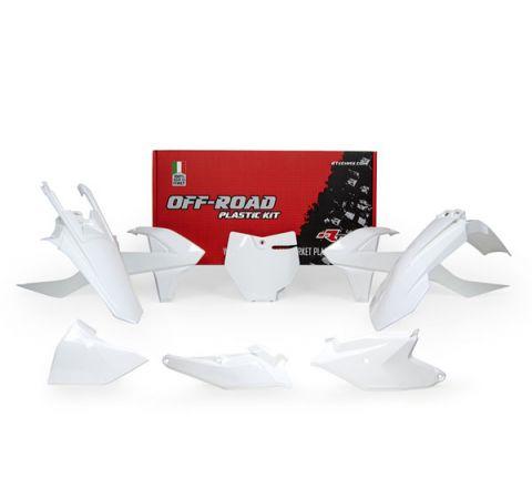 Rtech Plastics Plastic Kit/6 18-24 KTM SX85, White Rtech R-kitKTM-bn0-185, Gasgas MC 85 2021-2023