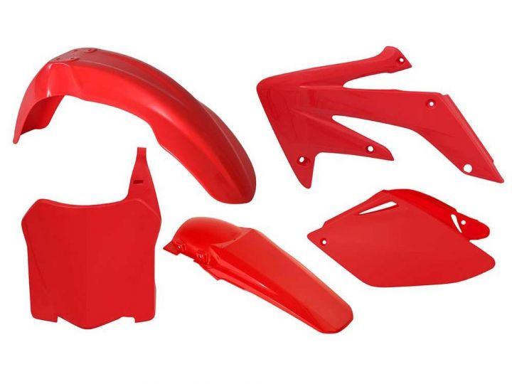 Rtech Plastics Plastic Kit 08-09 CRF250 Red, Rtech R-kitcrf-rs0-588