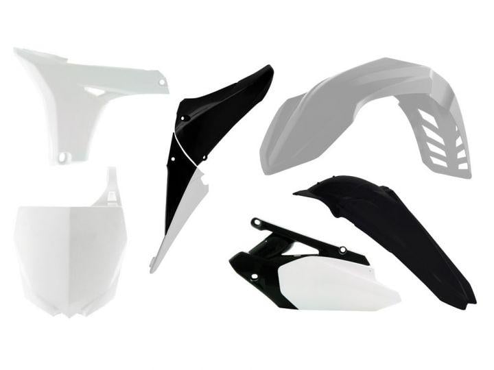 Rtech Plastics Plastic Kit/6 10-13 YZF450, Rtech 11-12 R-kityzf-bn1-611, White/black