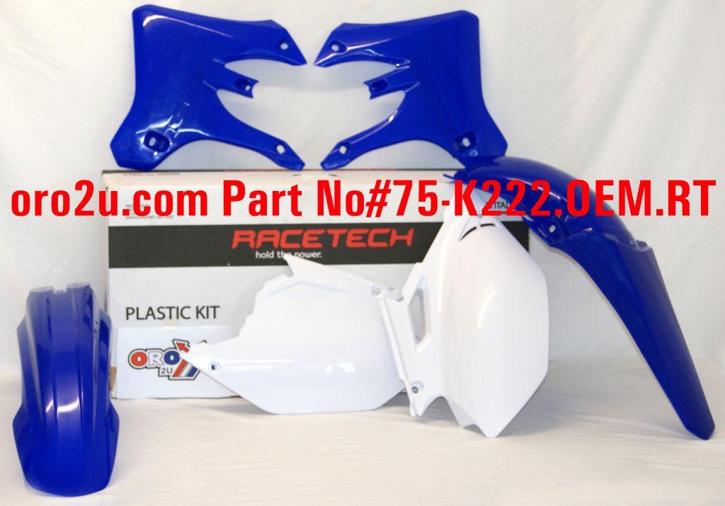 Rtech Plastics Plastic Kit 05-06 WRF250/450, Rtech R-kitwrf-oem-402