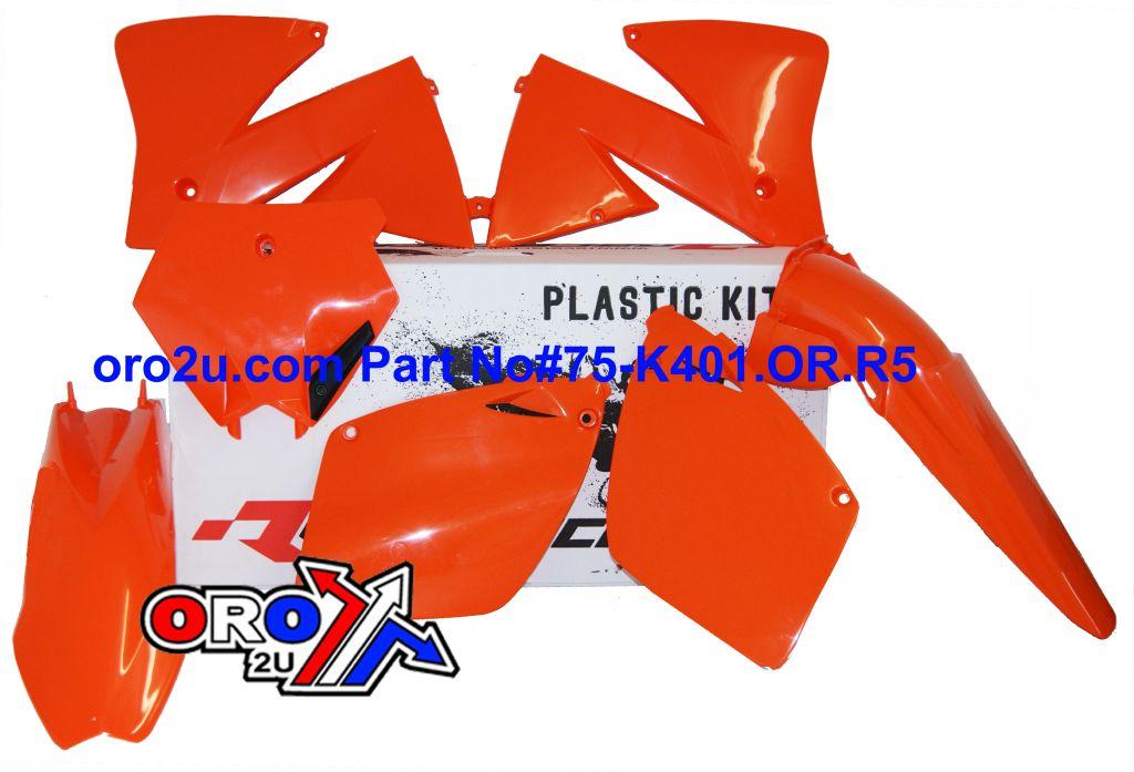 Rtech Plastics Plastic Kit/5 KTM400-520 2000, Rtech R-kitKTM-ar0-501