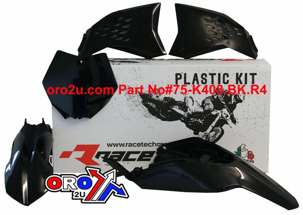 Rtech Plastics Plastic Kit/4 KTM65 09-11, Rtech R-kitKTM-nr0-508, Will Not Fit 2012