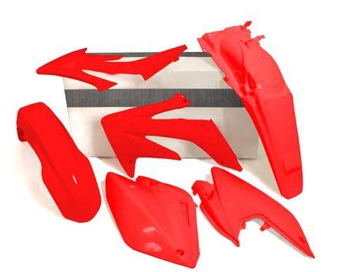 Rtech Plastics Plastic Kit CRF250X 04-19, Rtech R-kitcrx-rs0-412