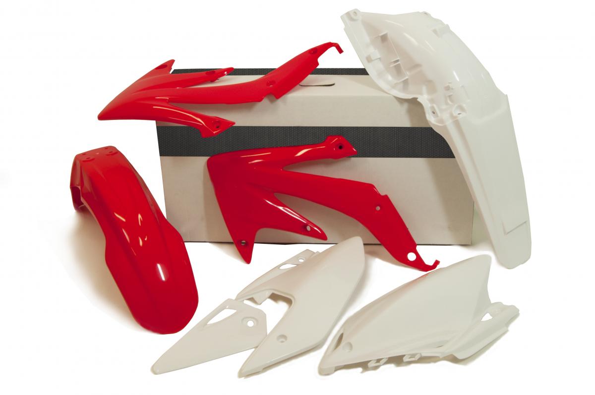 Rtech Plastics Plastic Kit CRF450X 08-19, Rtech R-kitcrx-oem-415, Kit Set 4 Pcs