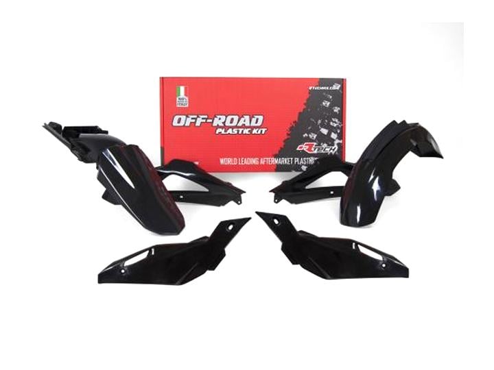 Rtech Plastics Plastic Kit/4 Husqvarna 08-10, Rtech R-kithsq-nr0-402, Black