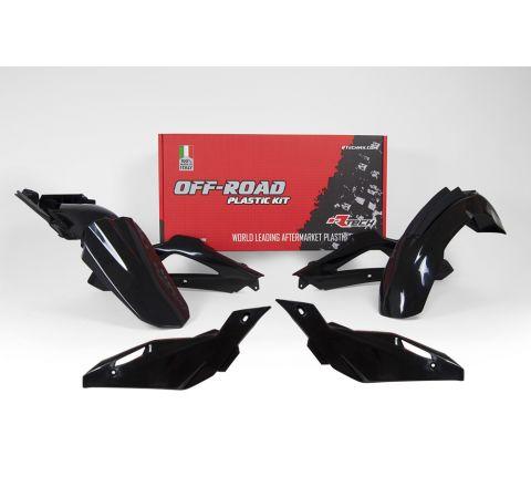 Rtech Plastics Plastic Kit/4 Husqvarna 08-10, Rtech R-kithsq-nr0-402, Black