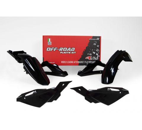 Rtech Plastics Plastic Kit/4 Husqvarna 09-13, Rtech R-kithsq-nr0-405 Black