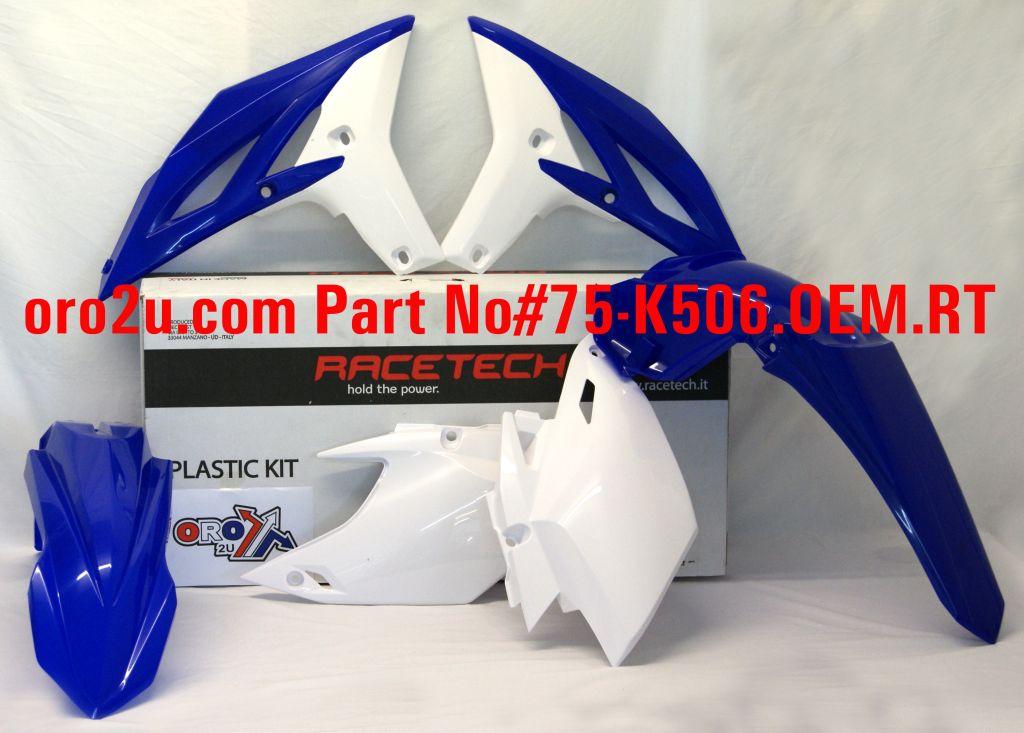 Rtech Plastics Plastic Kit 12-15 WRF450, Rtech R-kitwrf-oem-404