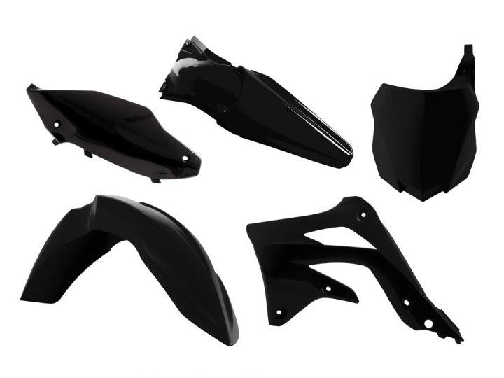 Rtech Plastics Plastic Kit/5 13-15 KX450F, Black Rtech R-kitkxf-nr0-515