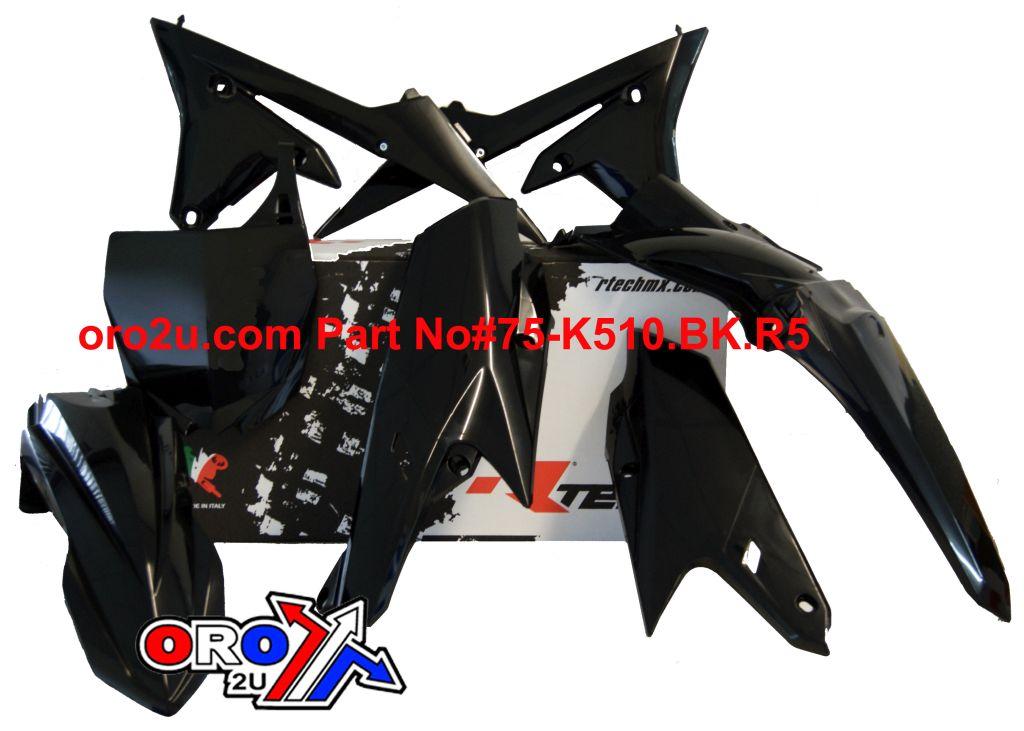 Rtech Plastics Plastic Kit/5 14-18 YZF, YZ-FX250 15-18 YZ-FX450 16-18, Rtech R-kityzf-nr0-514